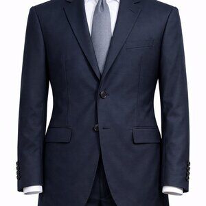 Size Medium - Tazio Made in Italy Dark Navy Blazer/ Blue Lining – Mens 40R